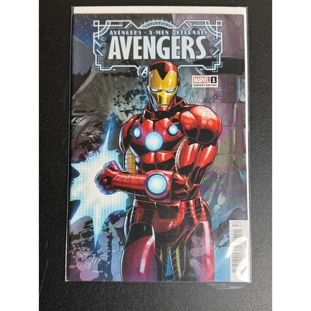 Marvel Avengers 1 Variant Edition AXE Judgment Day‎ Iron Man Larroca Cover 2022
